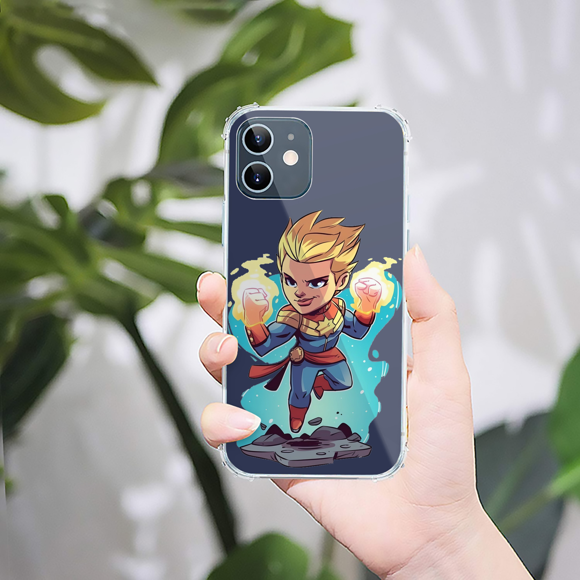 （画像用） アベンジャーズ The Avengers 【iPhone 12シリーズ対応】透明スマホケース（クリアソフトケース）